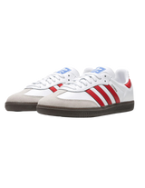Adidas Samba White and Red