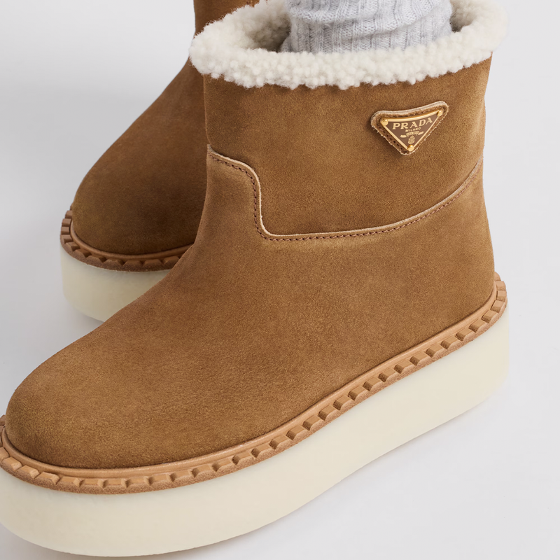 Stiefeletten aus synthetischem Leder