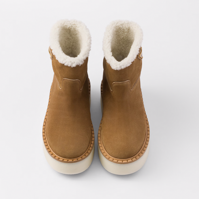 Stiefeletten aus synthetischem Leder